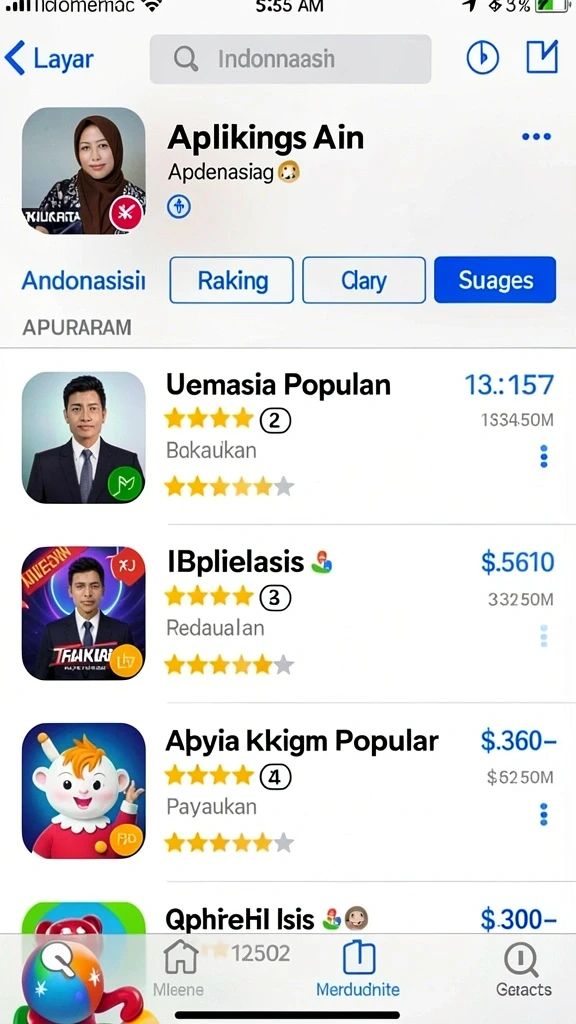 Tangkapan layar level permainan yang penuh tantangan.