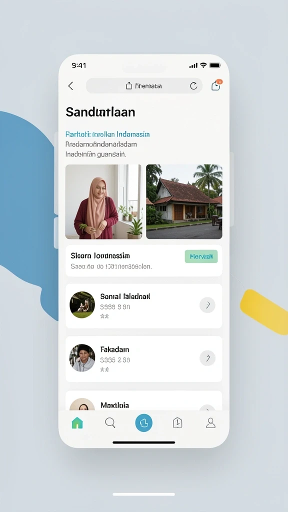 Tampilan antarmuka yang intuitif dan menarik.