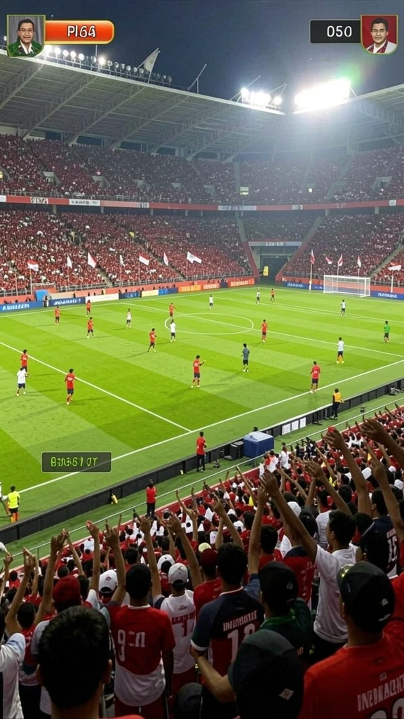 Gambar menampilkan antarmuka permainan yang berwarna-warni.