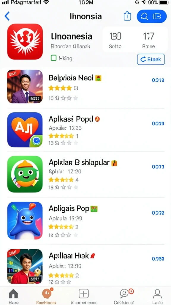 Tampilan utama 8G8G dengan antarmuka yang menarik.