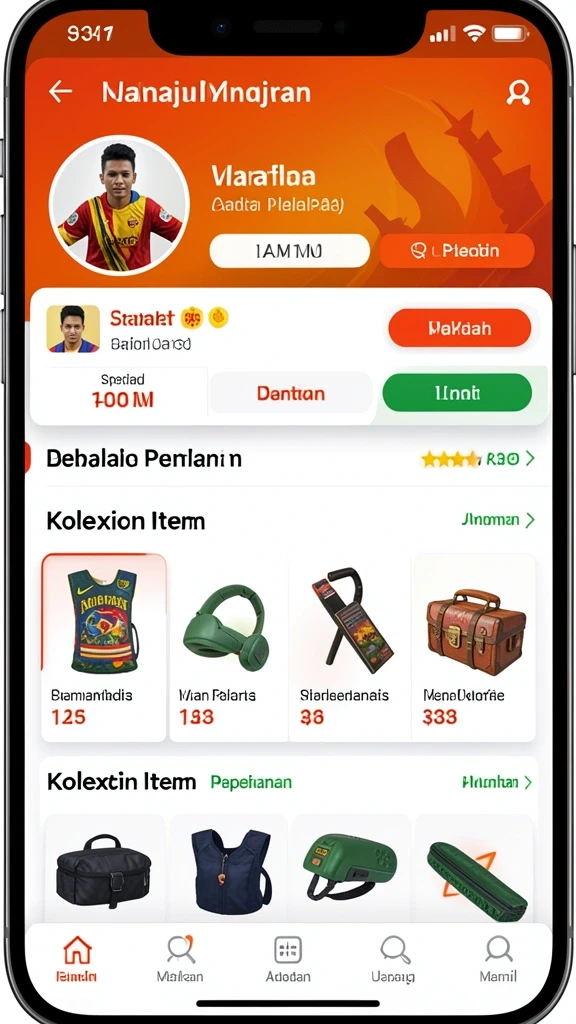 Tampilan antarmuka yang intuitif dan user-friendly.
