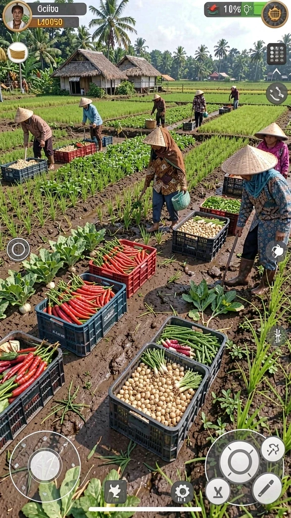 Tampilan menu utama yang menarik dan user-friendly.