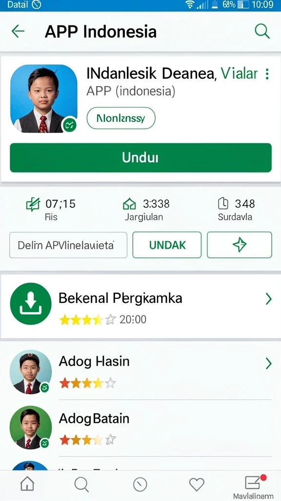 Tampilan antarmuka yang ramah pengguna.