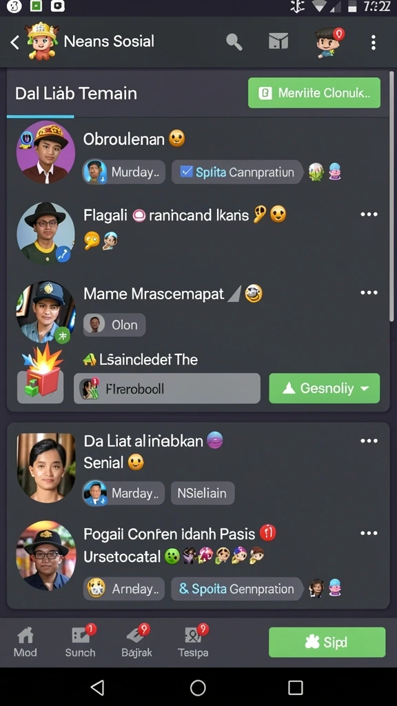 Beragam pilihan permainan slot yang seru.