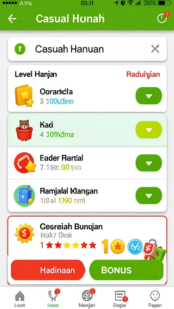 Tampilan antarmuka yang menarik dan user-friendly.
