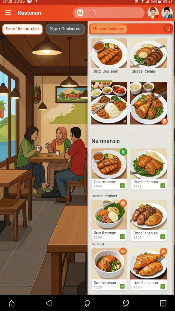 Screenshot menampilkan antarmuka permainan yang menarik.