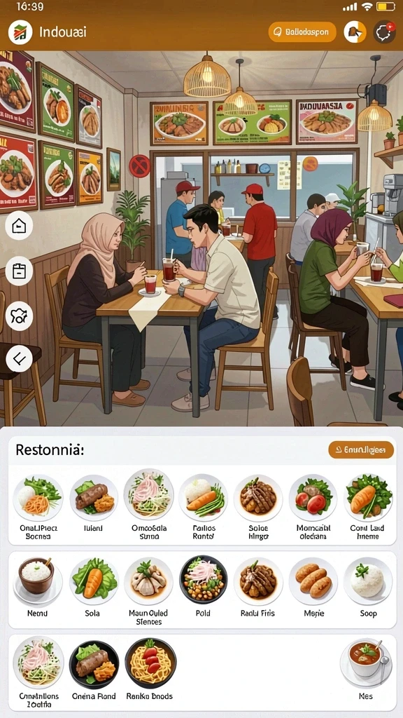 Tampilan antarmuka modern dan user-friendly.
