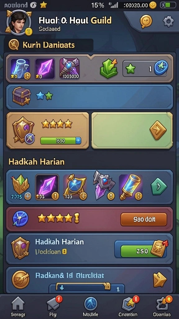 Mode permainan yang kompetitif dan seru.