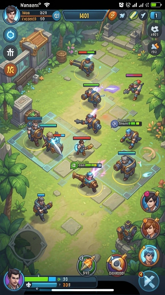 Gameplay seru dengan banyak pilihan permainan.