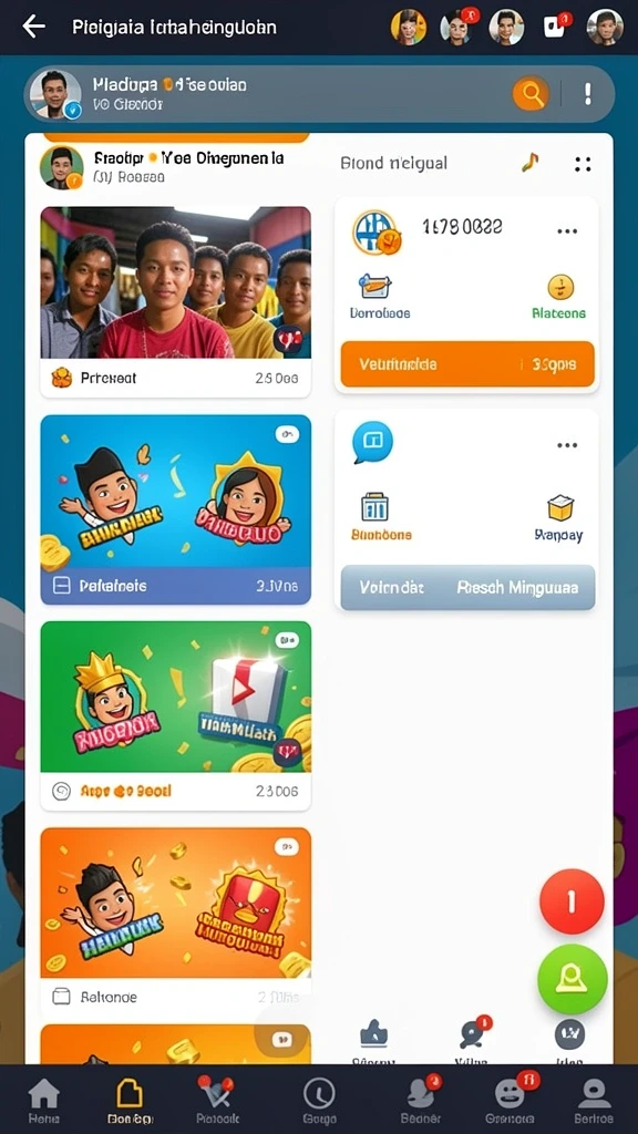 Berbagai mode permainan yang mengasyikkan dan menantang.
