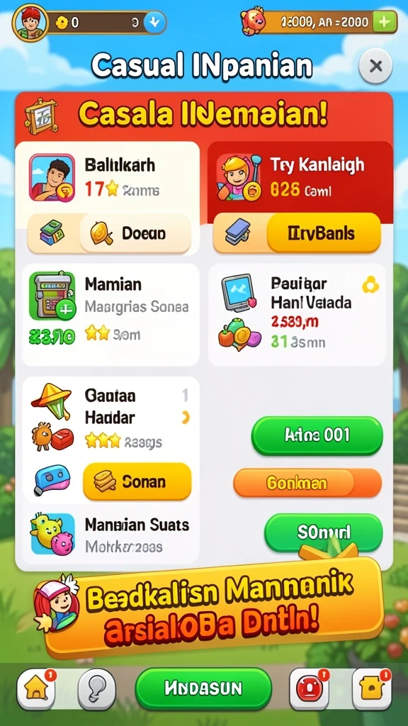 Fitur bonus harian yang menarik untuk pemain.