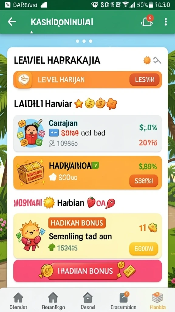 Tantangan seru di setiap level game MPO08.