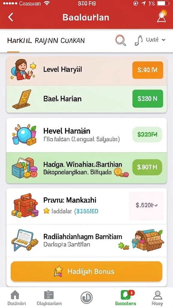 Tampilan antarmuka yang modern dan menarik.