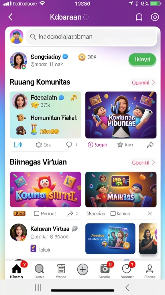 Beragam pilihan permainan yang seru untuk semua.