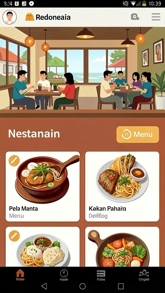 Tampilan antarmuka pengguna yang sederhana dan mudah digunakan.