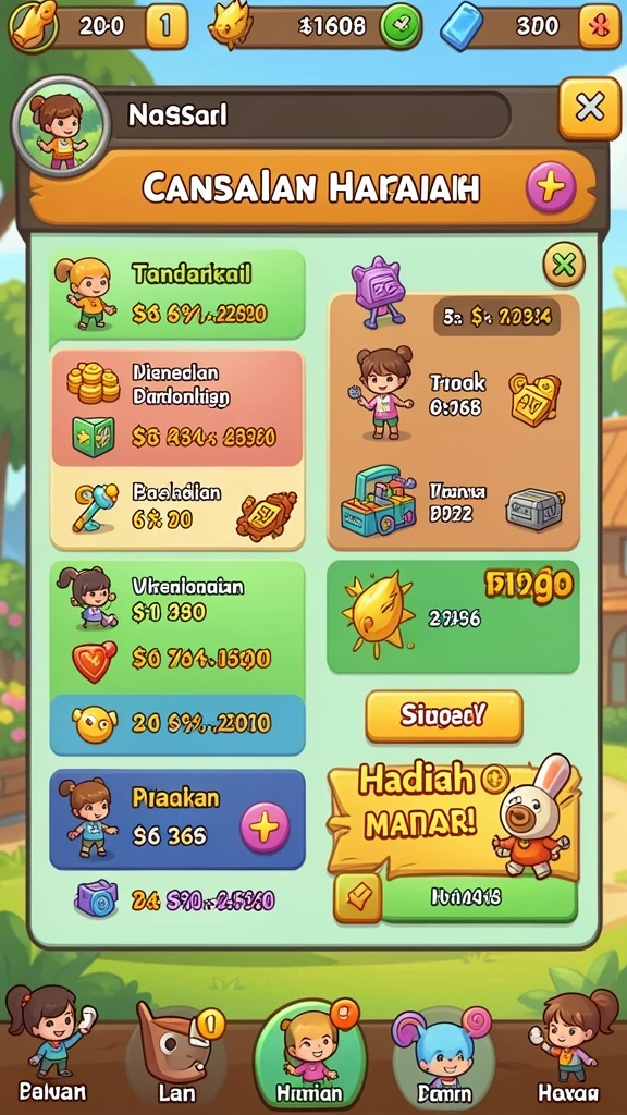 Fitur multiplayer untuk bermain bersama teman.