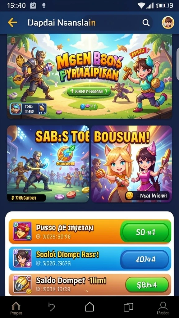 Desain grafis yang memukau dan modern.